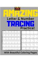 Letter & Number Tracing Book for Preschoolers