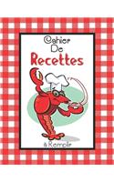 Cahier De Recettes à Remplir