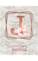 Low Vision Paper Journal