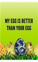 My Egg Is Better Than Your Egg
