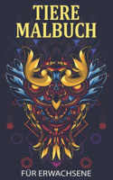 Tiere Malbuch Für Erwachsene.