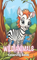 Wild Animals Coloring Book for Kids
