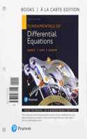 Fundamentals of Differential Equations Loose-Leaf Edition Plus Mylab Math with Pearson Etext - 18-Week Access Card Package