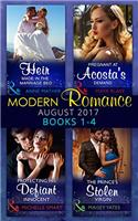 Modern Romance Collection: August 2017 Books 1 - 4