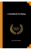 Handbook On Piping