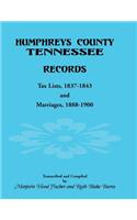 Humphreys County, Tennessee Records
