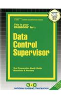 Data Control Supervisor: Passbooks Study Guide