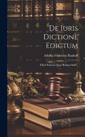 De Iuris Dictione Edictum