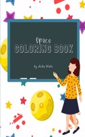 Space Coloring Book for Children Ages 3-7