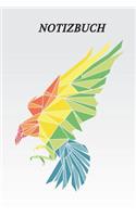 Notizbuch: Geometrischer Adler, 120 Seiten gepunktet, eckiger Buchrücken, genug Freiraum für all deine Notizen, Gedanken, Ideen und Visionen