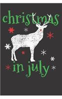 Christmas In July Hunter Notebook