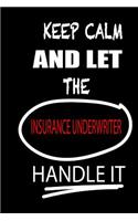 Keep Calm and Let the Insurance Underwriter Handle It: It's Like Riding a Bike. Except the Bike Is on Fire. and You Are on Fire! Blank Line Journal