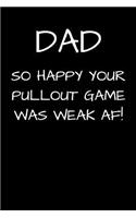 DAD So Happy Your Pullout Game Was Weak AF!