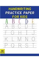 Handwriting Practice Paper: Notebook with Dotted Lined Sheets for K-3 Students, 120 Pages (Preschool, Kindergarten, Pre K, K-3 Students)