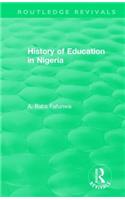 History of Education in Nigeria