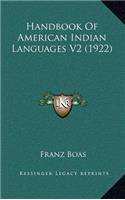 Handbook of American Indian Languages V2 (1922)