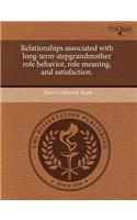 Relationships Associated with Long-Term Stepgrandmother Role Behavior