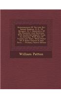 Reminiscences of the Late REV. Samuel Hopkins, D. D., of Newport, R. I.: Illustrative of His Character and Doctrines, with Incidental Subjects: From a