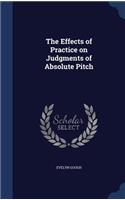 The Effects of Practice on Judgments of Absolute Pitch
