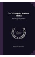 God's Gauge Of National Health