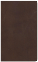 NKJV Large Print Personal Size Reference Bible, Brown Genuine Leather