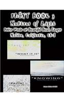 Print Book 3 Mantras of Light Power Words on Beautiful Beach Escapes Malibu California USA