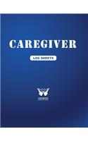 Caregiver Daily Log Book / Caregiver Journal Notebook Vol5: Good Quality white paper, Size 8.5" x11",100 Pages, High quality Matte cover.
