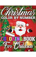 Christmas Color By Number Coloring Book for Children