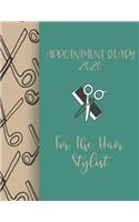 Appointment Diary 2020 For the hair stylist