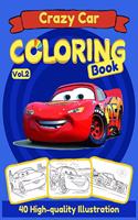 Crazy Car Coloring Book