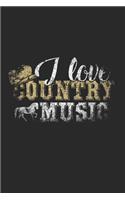 Country Music Lover Notebook