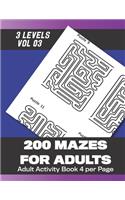 200 Mazes for Adults