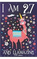 Llama Journal I am 27 and Llamazing