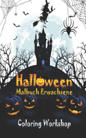 Halloween Malbuch Erwachsene