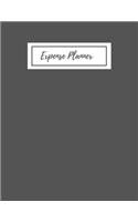 Expense Planner: Spending Journal To Keep Track all Incomes, Expenses both Necessary & Unnecessary Expense - Personal & Household Cash Management - Classic Grey