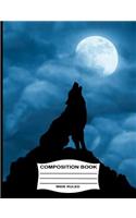 Wide Ruled Composition Book