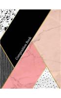 Composition Book: Marble + Gold Bullet Notebook - 150-Page 1/4 Inch Dot Grid Marble Journal - 8.5 X 11 Matte Softcover(Gorgeous Notebooks)