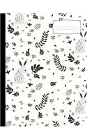 Scandinavian Rabbit Notebook: 200 page College Ruled Lined Composition Notebook