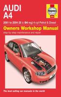 Audi A4 Petrol & Diesel (01 - 04) Haynes Repair Manual