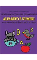 Libri da colorare per bambini di 2 anni (Alfabeto e numeri)