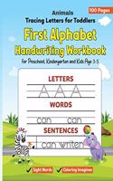 Animals Tracing Letters for Toddlers