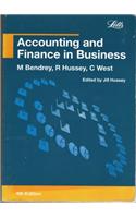 Accounting and Finance in Business