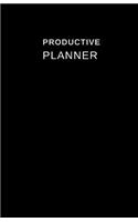 Productive Planner: Goal Setting, Yearly, Monthly & Daily Planning, To-Do List, Monthly Review, Undated, Portable Size 5.5x8.5