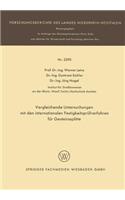 Vergleichende Untersuchungen Mit Den Internationalen Festigkeitsprüfverfahren Für Gesteinssplitte