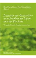 Literatur Aus Oesterreich - Zum Problem Der Norm Und Der Devianz