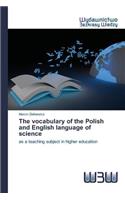 vocabulary of the Polish and English language of science