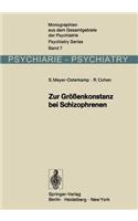 Zur Größenkonstanz Bei Schizophrenen