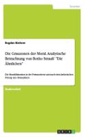 Grauzonen der Moral. Analytische Betrachtung von Botho Strauß' Die Ähnlichen