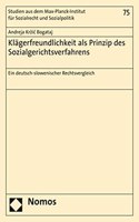 Klagerfreundlichkeit ALS Prinzip Des Sozialgerichtsverfahrens: Ein Deutsch-Slowenischer Rechtsvergleich