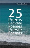25 Poems, Gedichte, Poèmes, Poesie, Poemas.